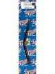 Lokar Shifter Stick Single Bend 16 in Steel Black Powder Coat TKO Tr