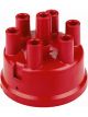 Mallory Distributor Cap Socket Style Terminals Clamp Down Red Non-Vented