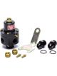 Mallory Fuel Pressure Regulator 3 to 25 psi In-Line 8 AN Female O-Ring