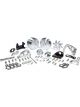 March Performance Pulley Kit Ultra 6 Rib Serpentine Aluminum Clear Powd