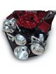 March Performance Pulley Kit Ultra 6 Rib Serpentine Aluminum Clear Powd