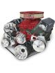 March Performance Pulley Kit Ultra 6 Rib Serpentine Aluminum Clear Powd