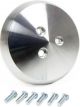 March Performance Air Conditioning Pulley Cover Aluminum Clear Anodize Ma