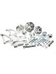 March Performance Pulley Kit Deluxe Style 6 Rib Serpentine Aluminum Cle