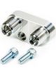 March Performance Air Conditioning Compressor Manifold Aluminum Polished