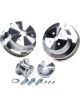 March Performance Pulley Kit Power / amp Series 6 Rib Serpentine Aluminu