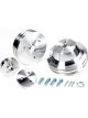 March Performance Pulley Kit Performance Ratio 2 Groove V-Belt Aluminum