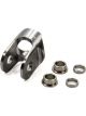 Meziere Chassis Tab Clevis Contoured Perpendicular Weld-On 3/8 in B