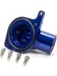 Meziere Water Neck 15 Degree 1-1/2 in Hose ID O-Ring Seal Aluminum Bl