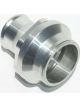 Meziere Thermostat Housing In-Line 1-1/2 in Hose Barb to Weld-On Bung