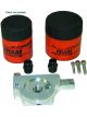 Milodon Oil Filter Adapter Bolt-On 13/16-16 in Center Thread Aluminum N