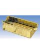 Milodon Engine Oil Pan Marine Full Sump 10 qt 7-1/2 in Deep Steel Cadmi