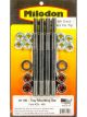 Milodon Windage Tray Stud 3/8 in Steel Black Oxide Big Block Ford Kit