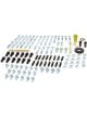 Milodon Engine and Accessory Fastener Kit Hex Head Steel Black Oxide Sm