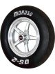 Moroso Tire Drag Front DS2 24.0 x 5.0-15 Bias-Ply 4 Ply Nylon White Let…