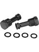 Moroso Oil Restrictors Hex Head Aluminum Black Oxide Chevy V8 Pair