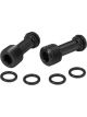 Moroso Oil Restrictors Allen Head Aluminum Black Anodize Flush Lifter G…