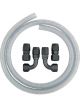 Moroso Vacuum Pump Line Kit 6 ft Steel Reinforced Hose Two 90 Degree 12…