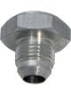 Moroso Bung - 6 AN Male - Weld-On - Aluminum - Natural - Each