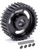 Moroso Oil Pump Pulley HTD 32-Tooth 5/8 in Shaft Aluminum Black Anodize