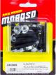 Moroso Oil Pan Stud Serrated Face Nuts 6 mm x 1.00 x 35 mm Steel Natura…
