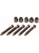 Moroso Lug Nut / Wheel Stud 7/16-20 in Thread 2.875 in Long 0.480 in Kn…