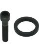 Moroso Crank Mandrel Spacer 0.250 in Thick Bolt Included Steel Black Ox…