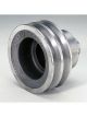 Moroso Crankshaft Pulley V-Belt 2 Groove 4.000 in Diameter Aluminum Nat…