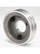 Moroso Crankshaft Pulley V-Belt 2 Groove 5.375 in Diameter Aluminum Nat…