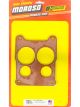 Moroso Carburetor Spacer 1/2 in Thick 4 Hole Spread Bore Phenolic