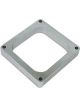 Moroso Carburetor Spacer 1 in Thick Open Dominator Flange Billet Alloy