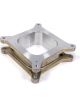 Moroso Carburetor Spacer 2 in Thick Open Square Bore Cast Aluminum