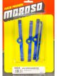 Moroso Valve Cover Hold Down Tabs Steel Blue Powder Coat Small Block Ch…