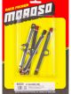 Moroso Valve Cover Hold Down Tabs Steel Chrome Pontiac V8 Set of 4