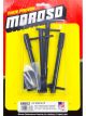 Moroso Valve Cover Fastener Stud 1/4-20 in Thread 1.375 in Long Wing Nu…