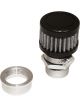 Moroso Breather Weld-On Round 1 in Threaded Bung Clamp-On Filter Kit