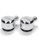 Moroso Breather Screw-In Round Alloy Polished GM COPO Replacement Pair
