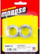 Moroso Bung - 1/2 in NPT Female - Weld-On - Aluminum - Natural - Pair