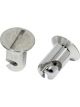 Moroso Quick Turn Fastener Flush Head Slotted 5/16 x 0.500 in Body Alum…