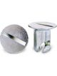 Moroso Quick Turn Fastener Flush Head Slotted 0.500 in Body Steel Zinc …
