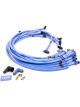 Moroso Spark Plug Wire Set Blue Max Spiral Core 8 mm Blue 90 Degree Plu…