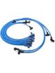 Moroso Spark Plug Wire Set Blue Max Spiral Core 8 mm Blue 90 Degree Plu…