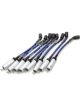 Moroso Spark Plug Wire Set Ultra 40 Spiral Core 7 mm Sleeved Blue Facto…