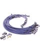 Moroso Spark Plug Wire Set Ultra 40 Spiral Core 8.65 mm Sleeved Blue 90…