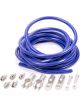 Moroso Battery Cable 2 Gauge 20 ft 4 Terminals Copper Blue Kit