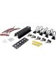 Moroso Switch Panel Dash Mount 5-1/2 x 2 in 5 Toggles Fused Indicator L…