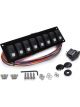 Painless Wiring Switch Panel Track Rocker Dash Mount 8 Rockers Installa