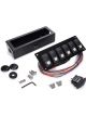 Painless Wiring Switch Panel Track Rocker Under Dash Mount 6 Rockers In