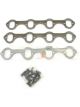 Patriot Exhaust Header Flange 5/16 in Thick 1-3/4 in Oval Port Bolts /