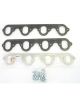 Patriot Exhaust Header Flange 5/16 in Thick 2 in Oval Port Bolts / Gask